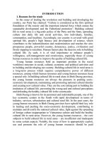 Phát huy vai trò nguồn nhân lực trẻ trong xây dựng đời sống văn hoá ở nông thôn tỉnh bình dương hiện nay (tt) 