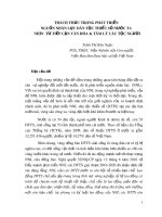 Báo cáo khoa học:Đánh giá thách thức trong phát triển nguồn nhân lực người thiểu số