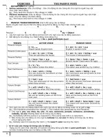 câu bị động bài tập đầy đủ