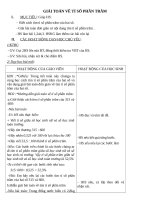 Giáo án Toán 5 chương 2 bài 2: Giải toán về tỉ số phần trăm