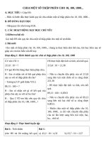 Giáo án Toán 5 chương 2 bài 2: Chia một số thập phân cho 10,100,1000