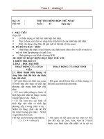 Giáo án Toán 5 chương 3 bài 16: Thể tích hình hộp chữ nhật