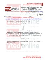đề Ung dụng tích phân tính hình học phẳng _ Vted