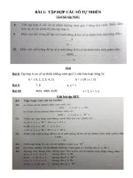 giai bai tap bai 2  tập hợp các số tự nhiên