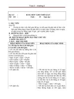 Giáo án Toán 5 chương 4 bài 1: Bảng đơn vị đo thời gian