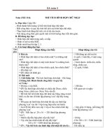 Giáo án Toán 5 chương 3 bài 16: Thể tích hình hộp chữ nhật