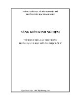 Skkn môn âm nhạc tiểu học Skkn môn âm nhạc tiểu học Skkn môn âm nhạc tiểu học