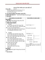 Giáo án Toán 5 chương 4 bài 1: Chia số đo thời gian cho một số