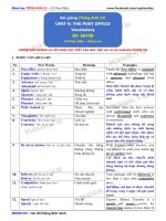 từ vựng unit 9 lớp 11