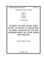 Nghiên cứu một số đặc điểm huyệt Ủy trung và ảnh hưởng của điện châm huyệt này đối với bệnh nhân yêu cước thống thể thận hư (FULL TEXXT)