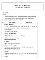 Giáo án Toán 5 chương 2 bài 2: Nhân một số thập phân với một số thập phân