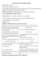 Giáo án Toán 5 chương 2 bài 2: Giải toán về tỉ số phần trăm