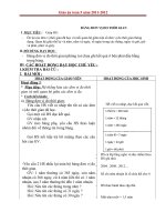 Giáo án Toán 5 chương 4 bài 1: Bảng đơn vị đo thời gian