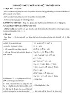 Giáo án Toán 5 chương 2 bài 2: Chia một số tự nhiên cho một số thập phân