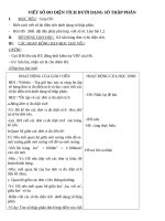 Giáo án Toán 5 chương 2 bài 1: Viết các số đo diện tích dưới dạng số thập phân