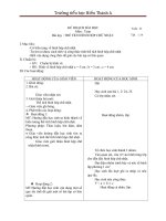 Giáo án Toán 5 chương 3 bài 16: Thể tích hình hộp chữ nhật