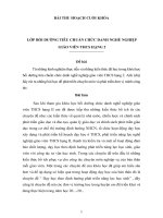 Bai lam thu hoach lop boi duong chuyen hang 3 len hang 2