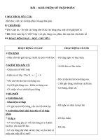 Giáo án Toán 5 chương 2 bài 1: Khái niệm số thập phân