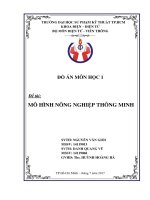 Đồ án nông nghiệp thông minh IOT