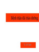 Bệnh thận đái tháo đường 