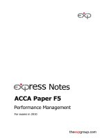 ACCA paper f5 performance management 