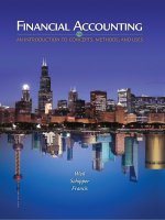 Financial accounting and introduction to concepts methods and uses 14e weil 