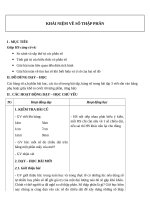 Giáo án Toán 5 chương 2 bài 1: Khái niệm số thập phân