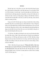 những mâu thuẫn cơ bản trong thời đại ngày nay và một số đối sách của việt nam để tồn tại, phát triển trong các mối quan hệ đó  tiểu luận cao học