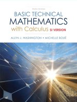 Basic mathematics with calculus 10e by washington 