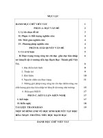 SKKN  kinh nghiệm trong công tác chỉ đạo GD hòa nhập trẻ khuyết tật ở trường tiểu học