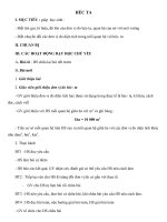 Giáo án Toán 5 chương 1 bài 13: Hécta