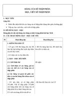 Giáo án Toán 5 chương 2 bài 1: Hàng của số thập phân. Đọc, viết số thập phân