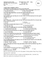 kiểm tra 1 tiết sử lớp 7