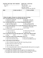 ĐỀ KIỂM TRA CUỐI năm môn KHOA  sử   địa năm 2017 