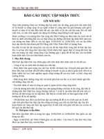 BÁO CÁO THỰC TẬP NHẬN THỨC CẦU ĐƯỜNG