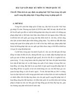 Phân tích các quy định của pháp luật Việt Nam trong việc giải quyết xung đột pháp luật về hợp đồng trong tư pháp quốc tế.