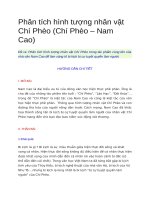 Phân tích hình tượng nhân vật chí phèo