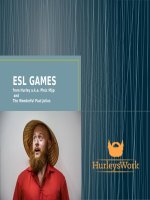 ESL GAMES for teachers and students
