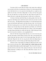 Báo chí và dư luận xã hội dư luận của xã hội về hôn nhân có yếu tố nước ngoài  tiểu luận cao học