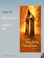 The economics of money, banking, and financial institutions 2nd ch28 