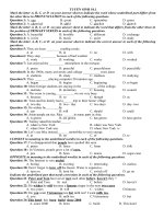 BỘ đề ôn TUYỂN SINH 10 cơ sở 2017   2018