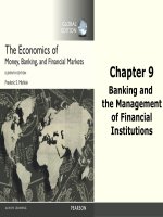 The economics of money, banking, and financial institutions (11th edition) by f s  mishkin ch9 banking and the management of financial institutions 