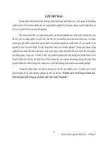 Chính sách và kế hoạch nhân lực  liên hệ thực tiễn công ty cổ phần sữa Việt Nam Vinamilk