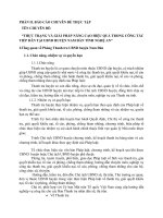 THỰC TRẠNG VÀ GIẢI PHÁP NÂNG CAO HIỆU QUẢ TRONG CÔNG TÁC TIẾP DÂN TẠI UBND HUYỆN NAM ĐÀN, TỈNH NGHỆ AN