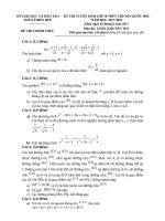 ĐỀ THI vào lớp 10 CHUYÊN TOÁN trường quốc học huế 2010 2018