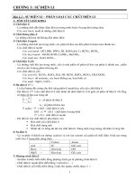 đề cương hoá học lớp 11 cơ bản hk1