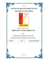 Máy tính nhịn phân - báo cáo Thiết kế máy tính số nhị phân 4 bit có dấu bằng ngôn ngữ verilog ( file .doc+ full code)