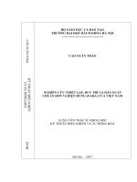 Nghiên cứu thiết lập, duy trì và dẫn xuất chuẩn đơn vị điện dung (fara) của việt nam 