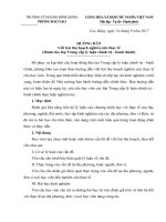 Hướng dẫn viết bài thu hoạch lớp Trung cấp.