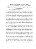 Môn xã hội học thực trạng và xu hướng biến đổi  quy mô hộ gia đình tại nội thành